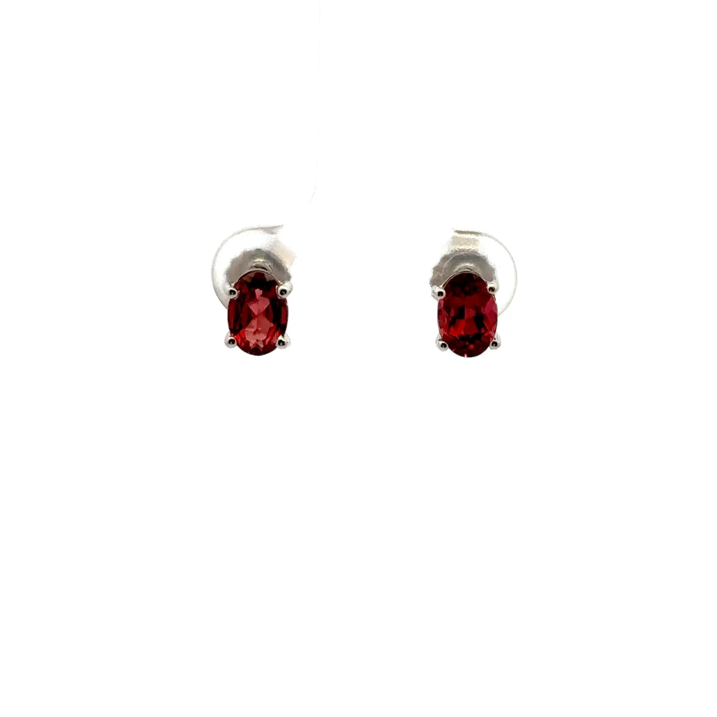 Garnet Diamond Shaped Earrings – Artisan Jewelry Featuring Bold, Radiant Color