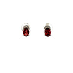 Garnet Diamond Shaped Earrings – Artisan Jewelry Featuring Bold, Radiant Color