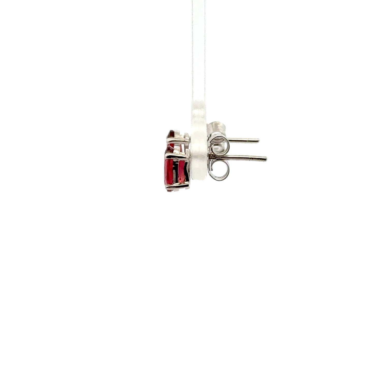 Garnet Diamond Shaped Earrings – Artisan Jewelry Featuring Bold, Radiant Color