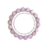 AA Kunzite Beaded Bracelet – Unique Pink Crystal Jewelry