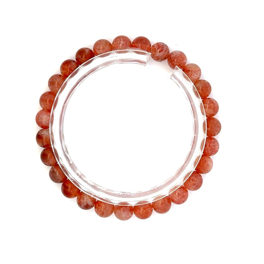 Sunstone Bracelet – Natural Gemstone Jewelry with Radiant Orange Glow