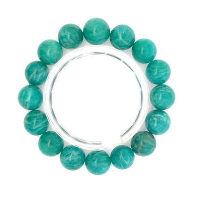 Brazilian Amazonite Bracelet – Natural Blue-Green Gemstone Jewelry - (AAA Quality)