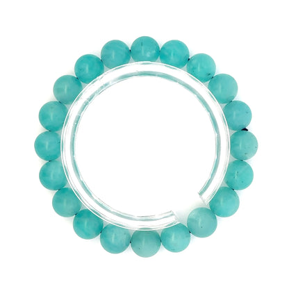 Amazonite Bracelet – Natural Blue-Green Gemstone for Jewelry & Collectors