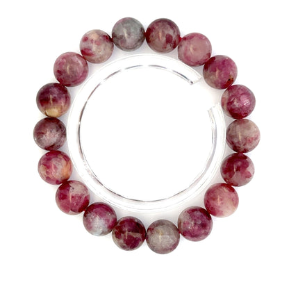 Pink Tourmaline Bracelet – Natural Pink Gemstone for Jewelry & Energy - (AA Quality)