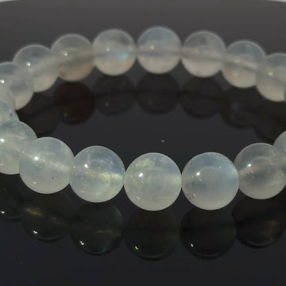 Rainbow Moonstone Bracelet – Shimmering Elegance for Every Occasion - (AAAA Quality)