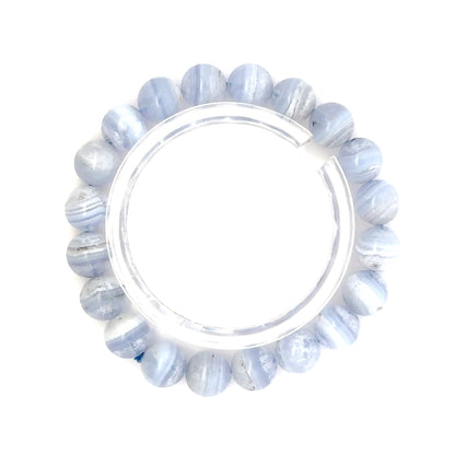 Blue Lace Agate Bracelet – Serene Crystal Jewelry for Mind & Spirit