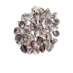 Super Seven / Sacred Seven Faceted Side Drilled Beads