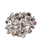 Super Seven / Sacred Seven Faceted Side Drilled Beads