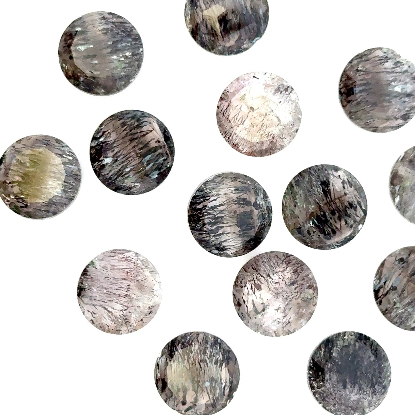 Sacred Seven / Super Seven Faceted Round – Shallow Pavilion Cut