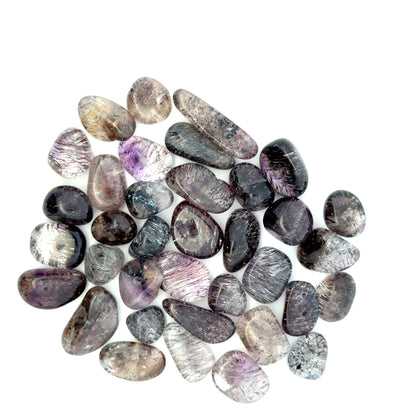 Sacred Seven / Super Seven Freeform Tumbled Beads, Face Drilled