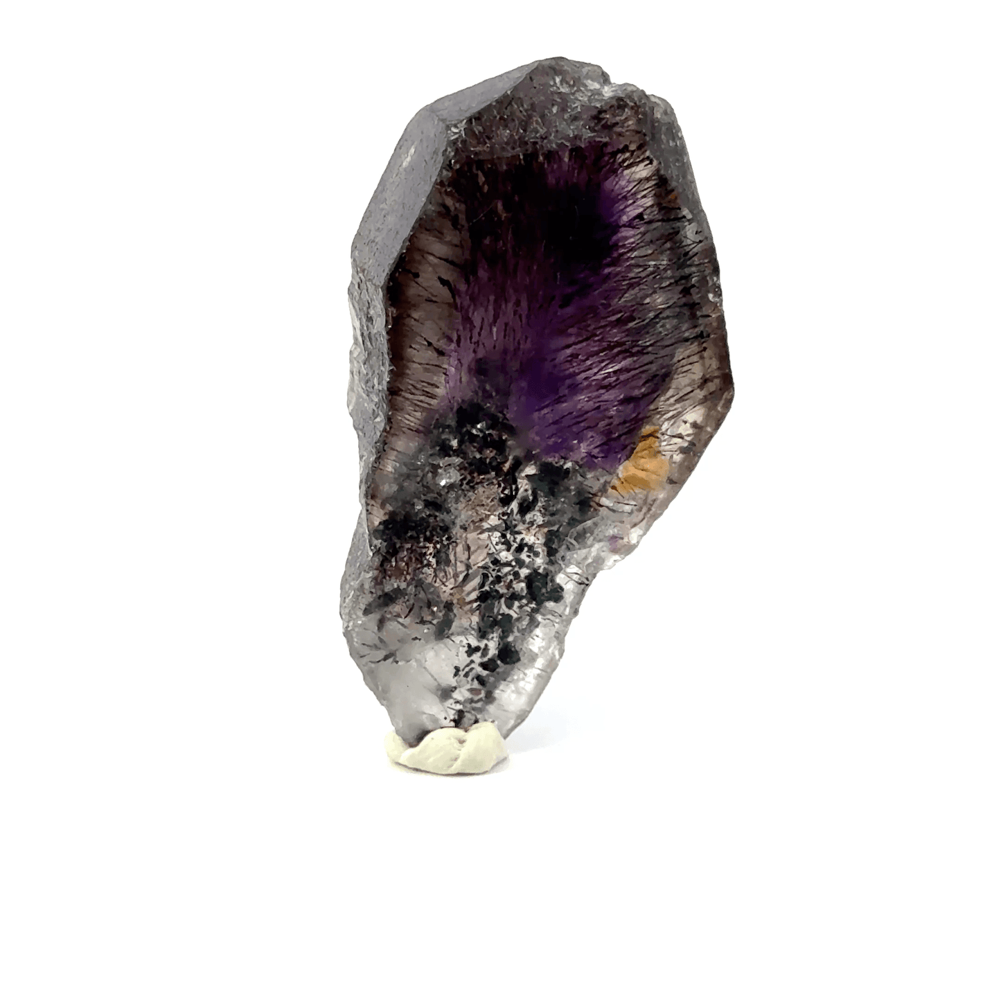 Super Seven / Sacred Seven Face-Polished, Back Raw Crystals