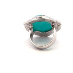 Amazonite AAA Sterling Silver 925 Ring with Apatite
