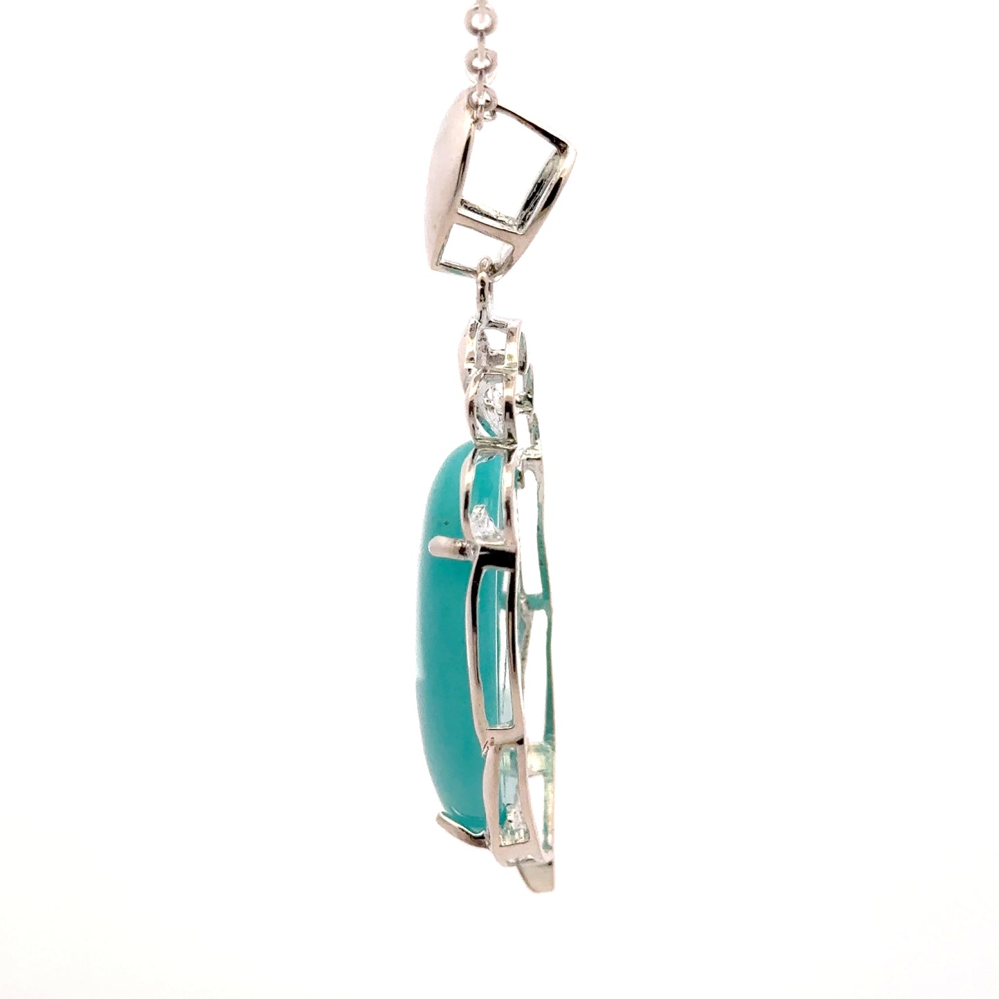 Amazonite AAA Sterling Silver 925 Necklace