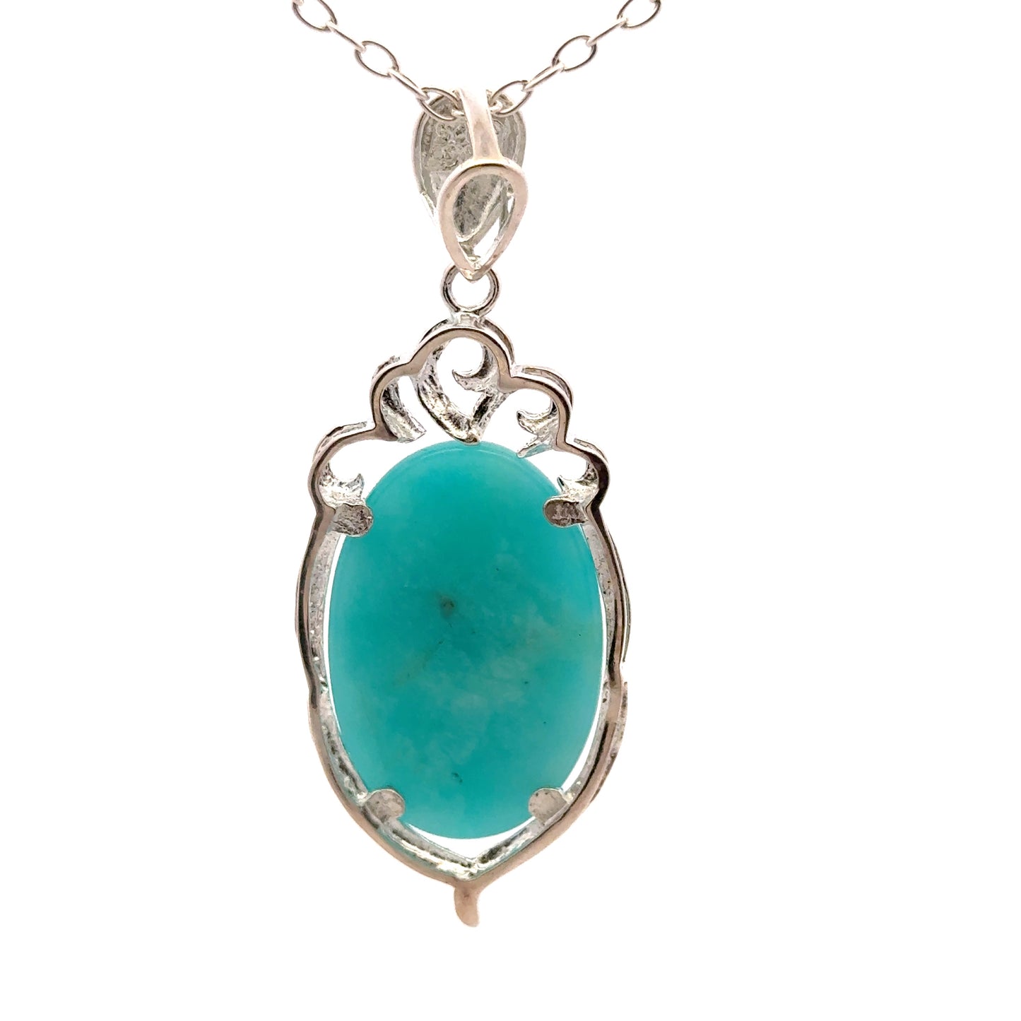 Amazonite AAA Sterling Silver 925 Necklace