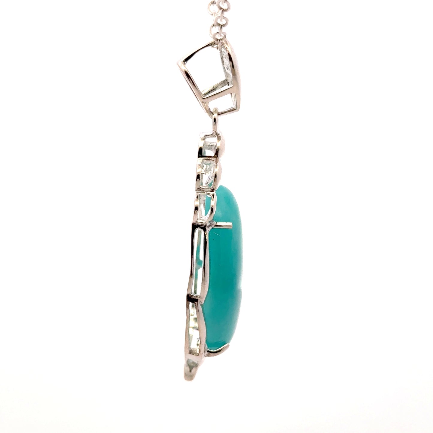Amazonite AAA Sterling Silver 925 Necklace