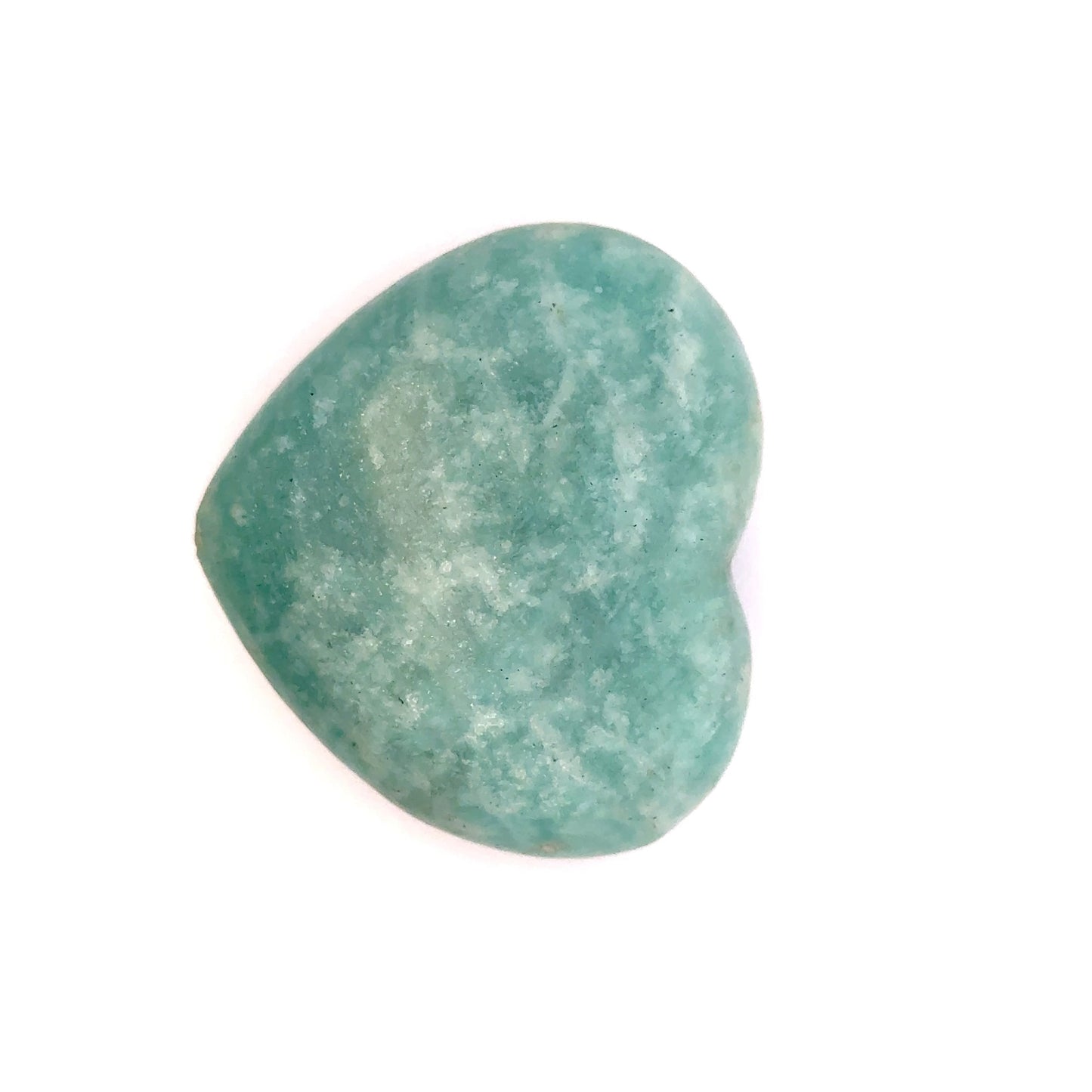 Heart-Shaped Amazonite Crystal – Natural Gemstone for Love & Healing