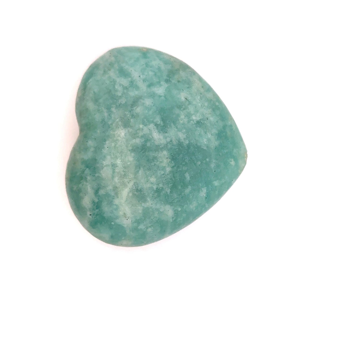 Heart-Shaped Amazonite Crystal – Natural Gemstone for Love & Healing