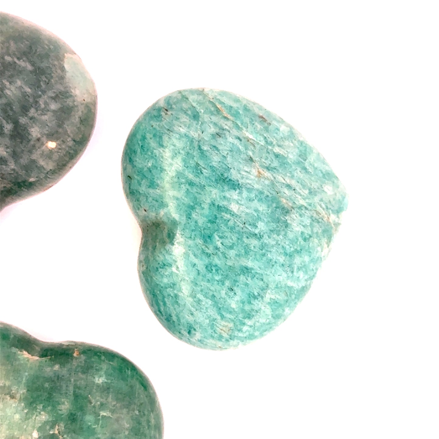 Heart-Shaped Amazonite Crystal – Natural Gemstone for Love & Healing