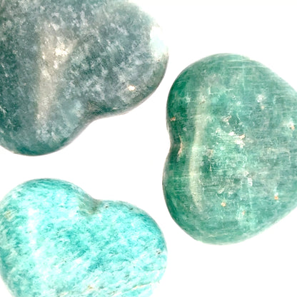 Heart-Shaped Amazonite Crystal – Natural Gemstone for Love & Healing