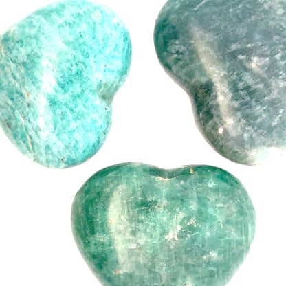 Heart-Shaped Amazonite Crystal – Natural Gemstone for Love & Healing