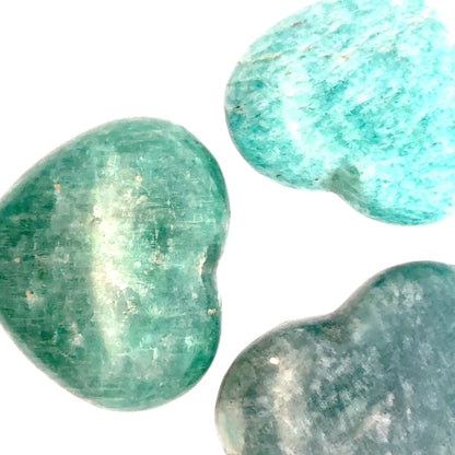 Heart-Shaped Amazonite Crystal – Natural Gemstone for Love & Healing