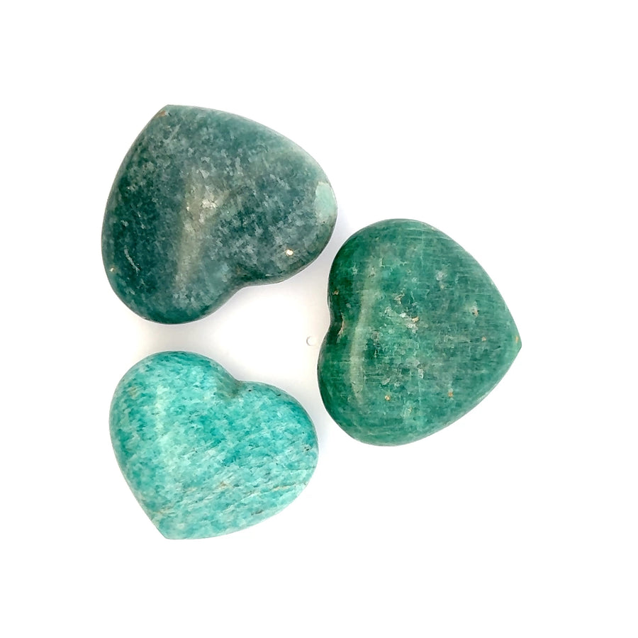 Heart-Shaped Amazonite Crystal – Natural Gemstone for Love & Healing