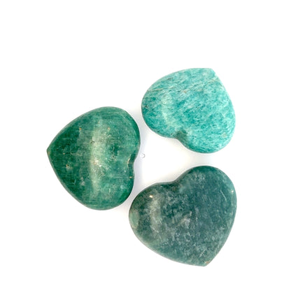 Heart-Shaped Amazonite Crystal – Natural Gemstone for Love & Healing