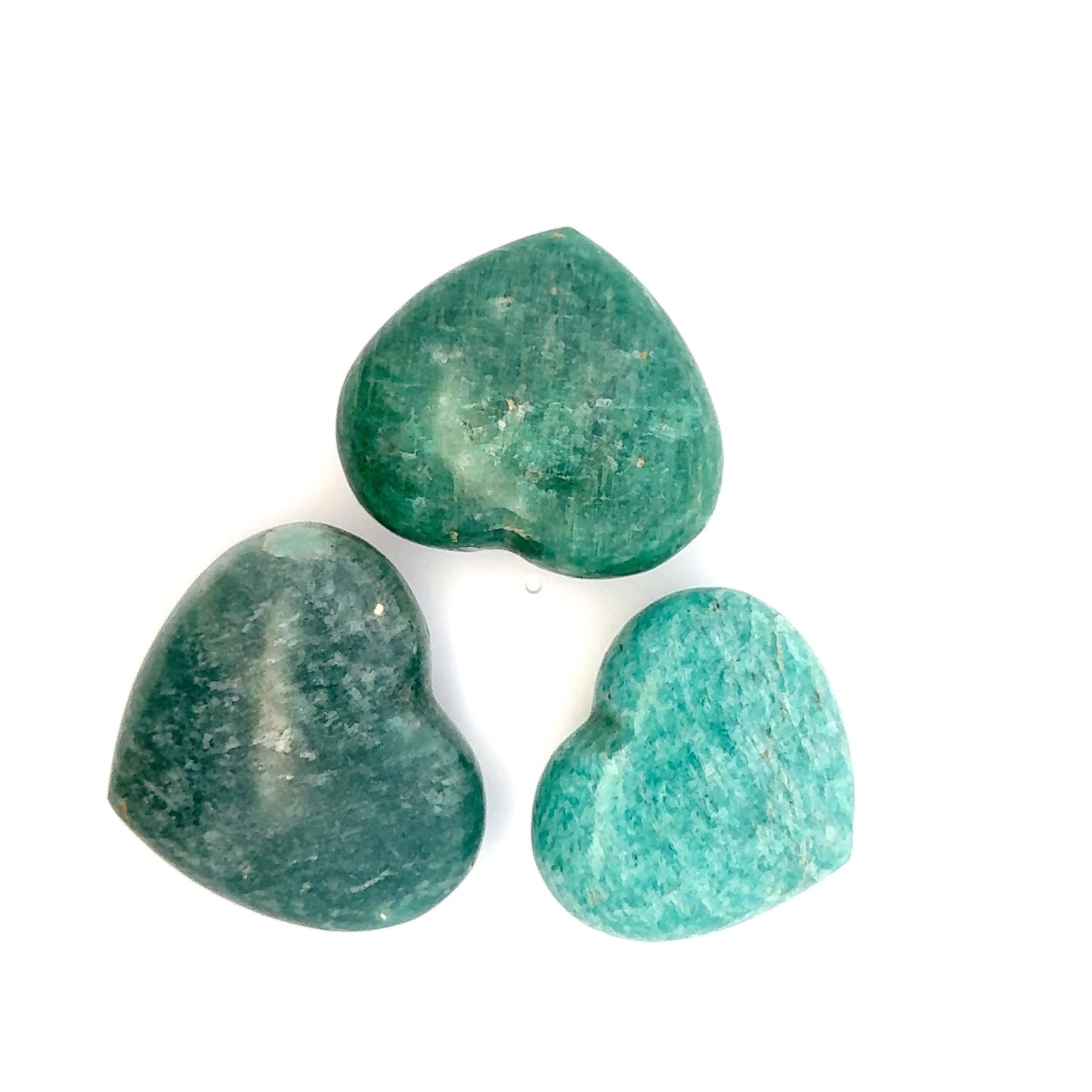 Heart-Shaped Amazonite Crystal – Natural Gemstone for Love & Healing