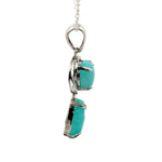 Peruvian AAAA Amazonite Pendant – 925 Sterling Silver with Pearl & Round Stones