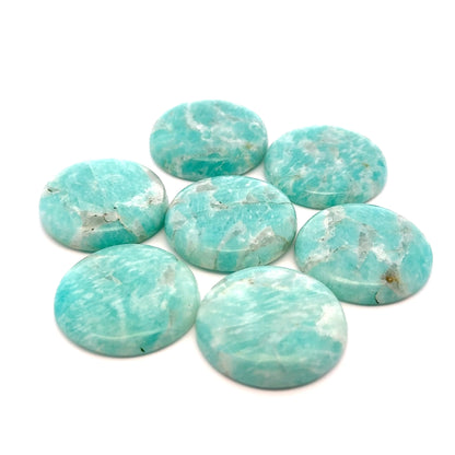 Canadian Amazonite Rounded Stone – Gemstone from Quebec