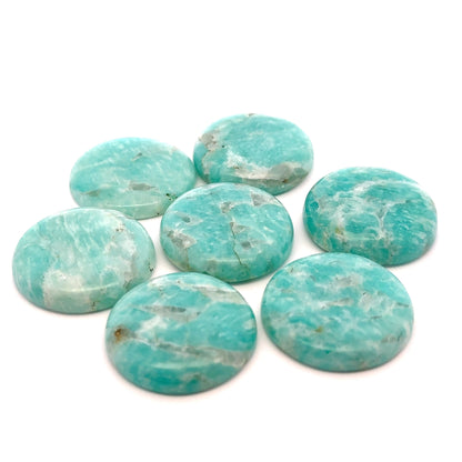 Canadian Amazonite Rounded Stone – Gemstone from Quebec
