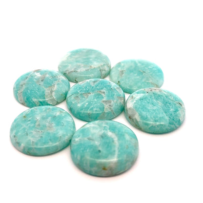 Canadian Amazonite Rounded Stone – Gemstone from Quebec