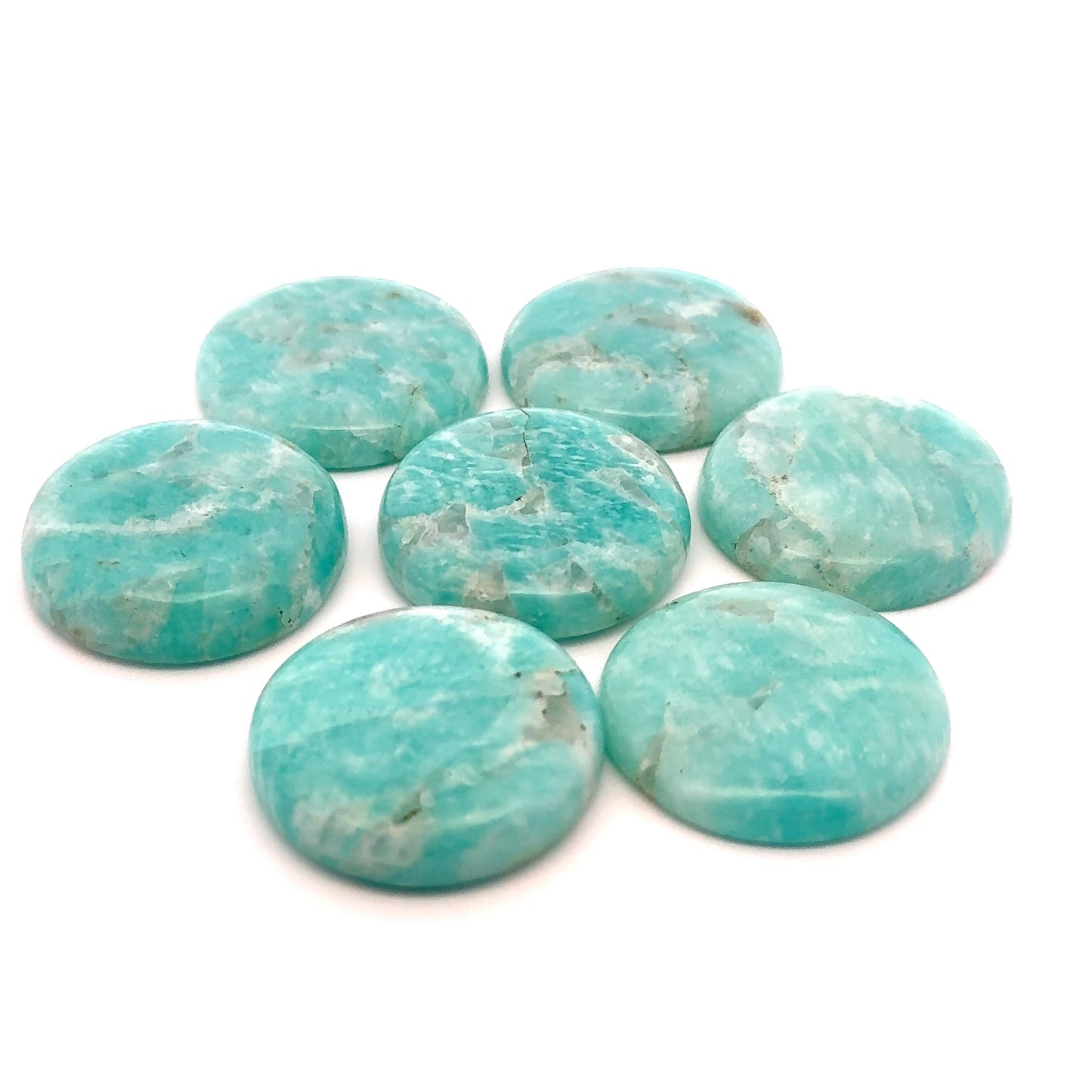 Canadian Amazonite Rounded Stone – Handpicked Gemstone from Quebec