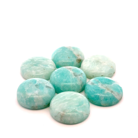 Canadian Amazonite Rounded Stone – Handpicked Gemstone from Quebec