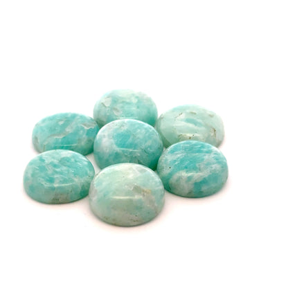 Canadian Amazonite Rounded Stone – Gemstone from Quebec