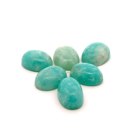 Oval Amazonite Stone – Canadian Gem from Quebec for Jewelry Designs