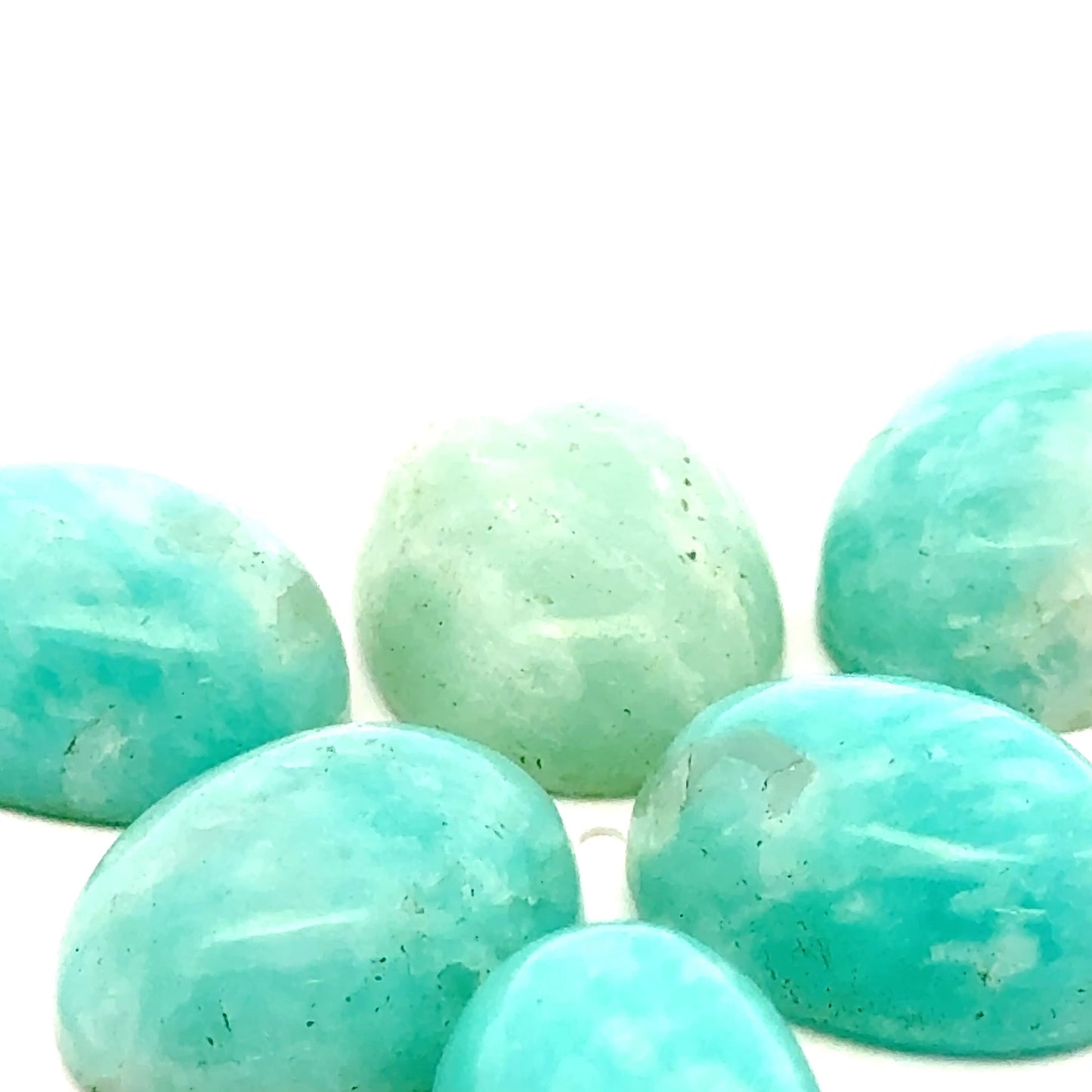 Oval Amazonite Stone – Handpicked Canadian Gem from Quebec for Jewelry Designs