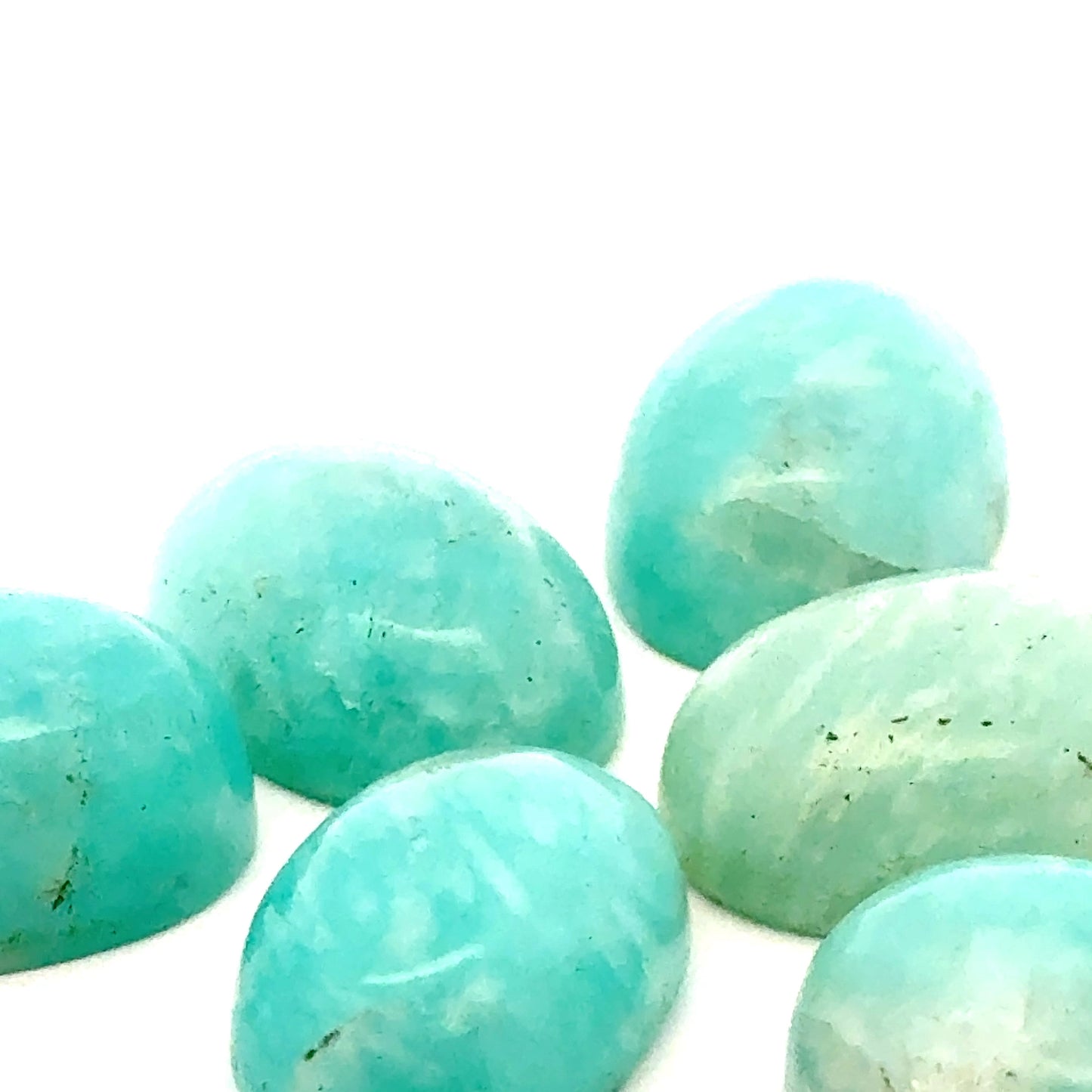 Oval Amazonite Stone – Handpicked Canadian Gem from Quebec for Jewelry Designs