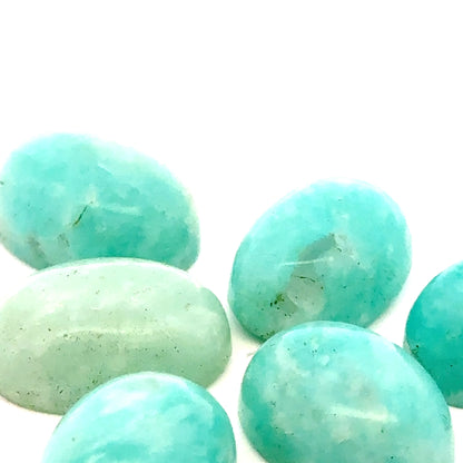 Oval Amazonite Stone – Canadian Gem from Quebec for Jewelry Designs