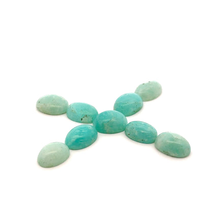 Oval Amazonite Stone – Canadian Gem from Quebec for Jewelry Designs