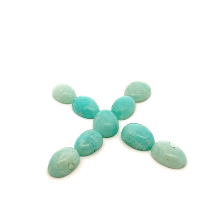 Oval Amazonite Stone – Canadian Gem from Quebec for Jewelry Designs
