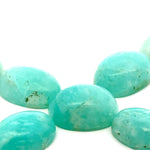Oval Amazonite Stone – Handpicked Canadian Gem from Quebec for Jewelry Designs