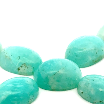 Oval Amazonite Stone – Canadian Gem from Quebec for Jewelry Designs