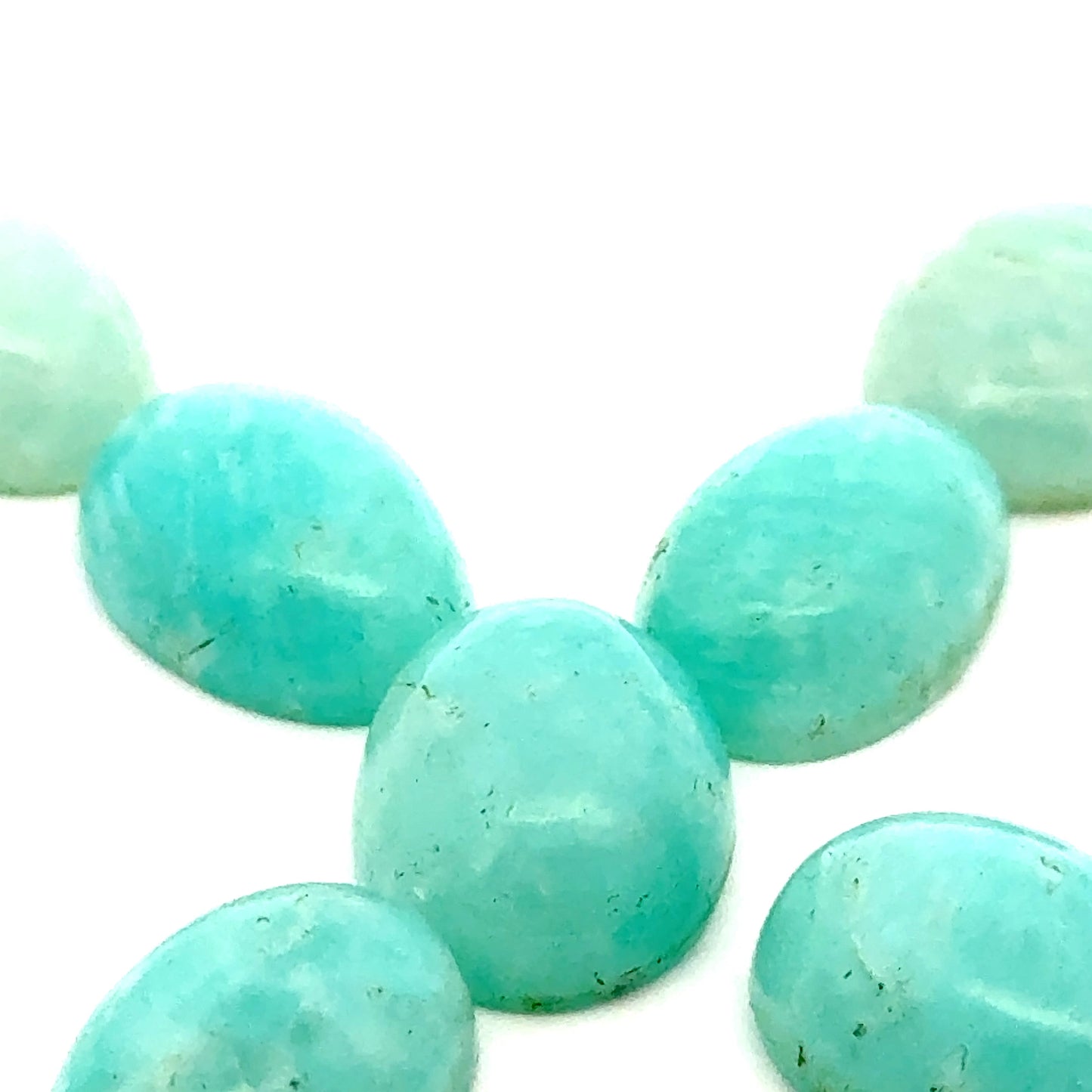 Oval Amazonite Stone – Handpicked Canadian Gem from Quebec for Jewelry Designs
