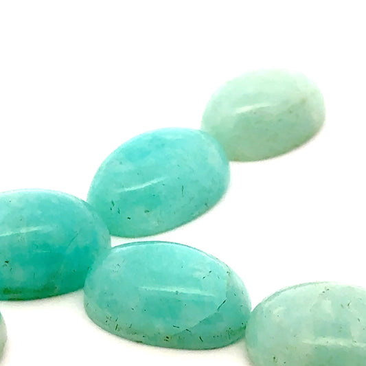 Oval Amazonite Stone – Handpicked Canadian Gem from Quebec for Jewelry Designs