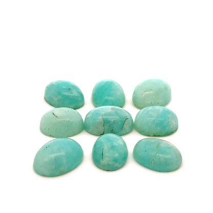 Oval Amazonite Stone – Canadian Gem from Quebec for Jewelry Designs