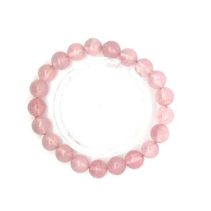 Rose Quartz Bracelet from Madagascar – Crystal Beads - (AA Quality)