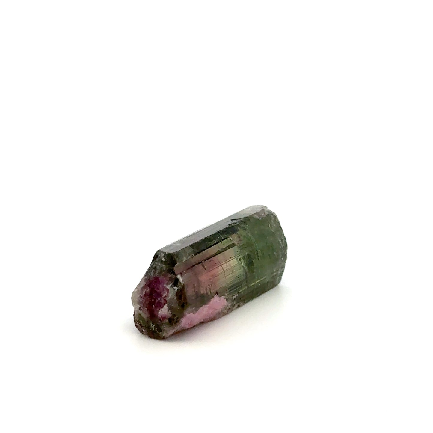 Watermelon Tourmaline Rough Crystal – Natural Raw Pink & Green Gemstone