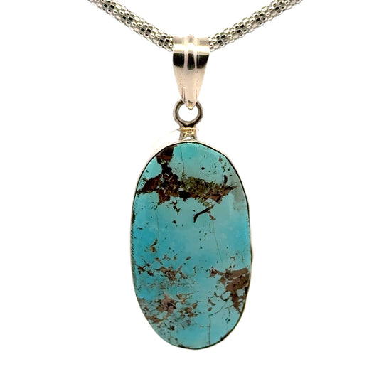 Handmade Persian Turquoise Necklace – Sophisticated Handmade 925 Sterling Silver Jewelry