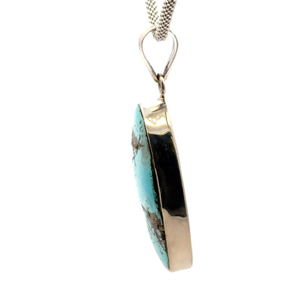 Handmade Persian Turquoise Necklace – Sophisticated Handmade 925 Sterling Silver Jewelry